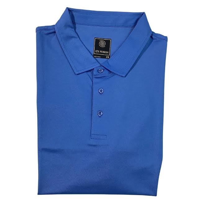 FX Fusion Pique Solid Polo. 4 - Colours, Black, Navy